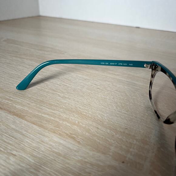 Prada VPR13V 475-1O1 Eyeglasses Teal Frames 53-17-145 Italy - Picture 4 of 8